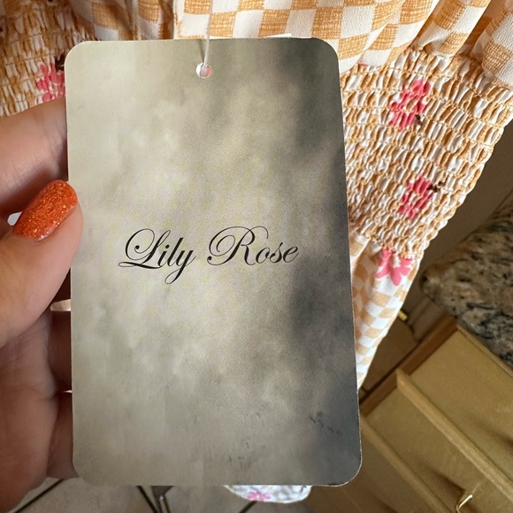 Lily rose flower dress size small - Picture 2 of 7